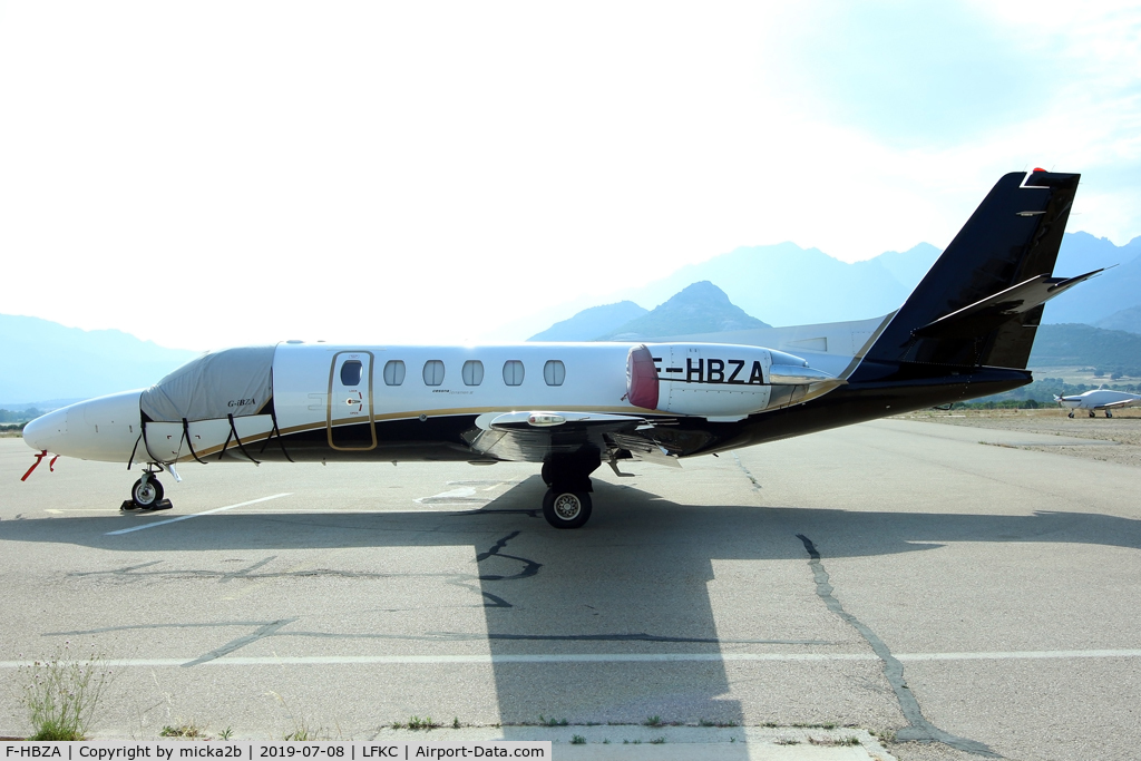 F-HBZA, 1991 Cessna 550 Citation II C/N 550-0672, Parked