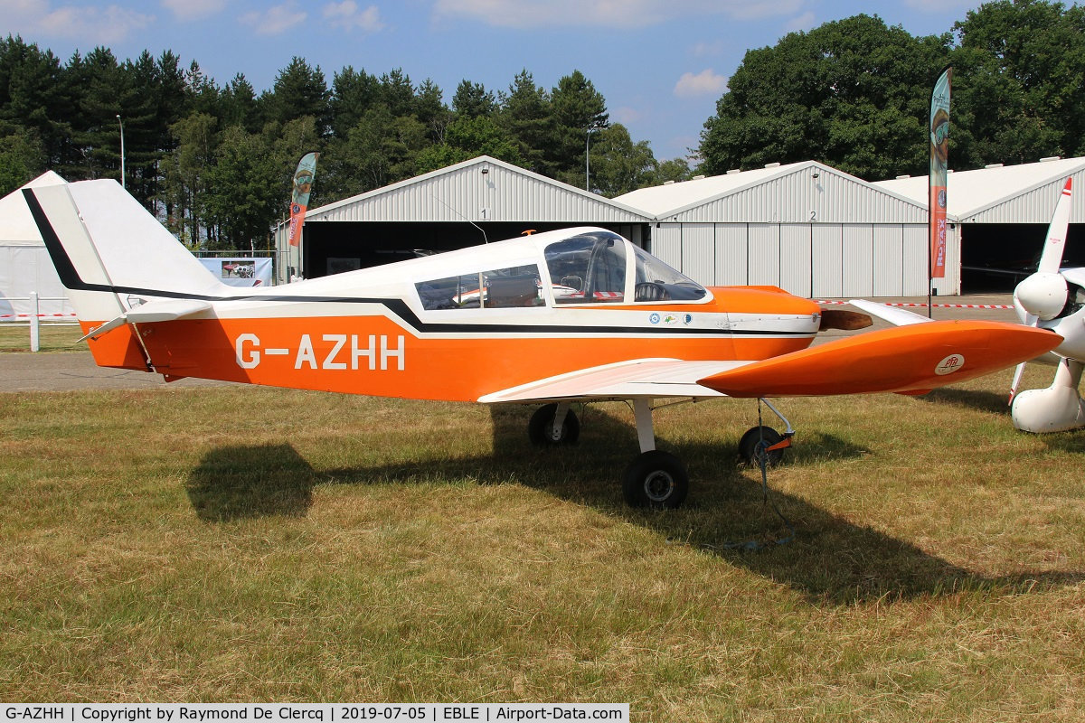 G-AZHH, 1975 Squarecraft SA102-5 Cavalier C/N PFA 1393, Experimental days 2019.
