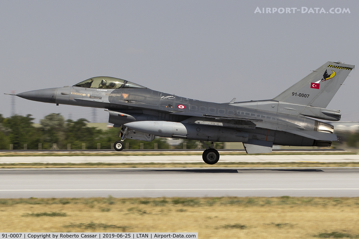 91-0007, TAI (Turkish Aerospace Industries) F-16C Fighting Falcon C/N 4R-87, Anatolian Eagle 2019