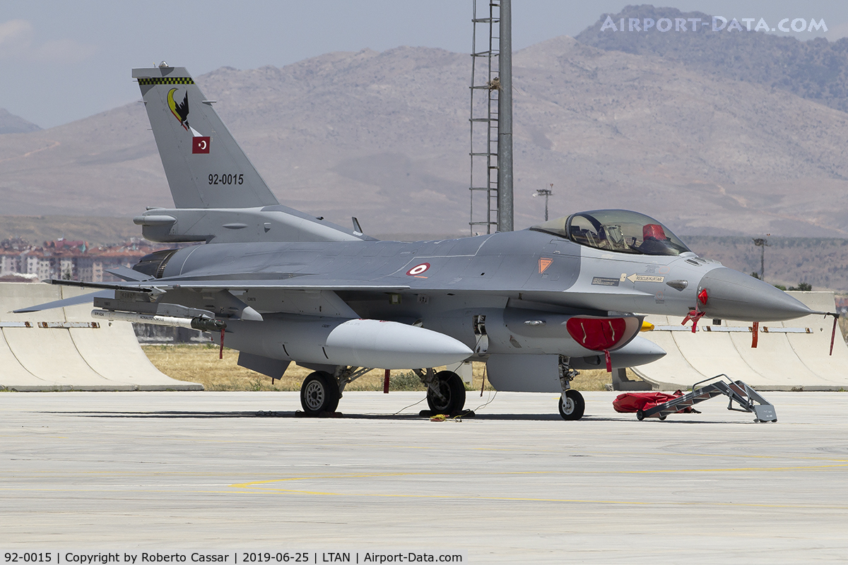 92-0015, TAI (Turkish Aerospace Industries) F-16C Fighting Falcon C/N 4R-116, Anatolian Eagle 2019