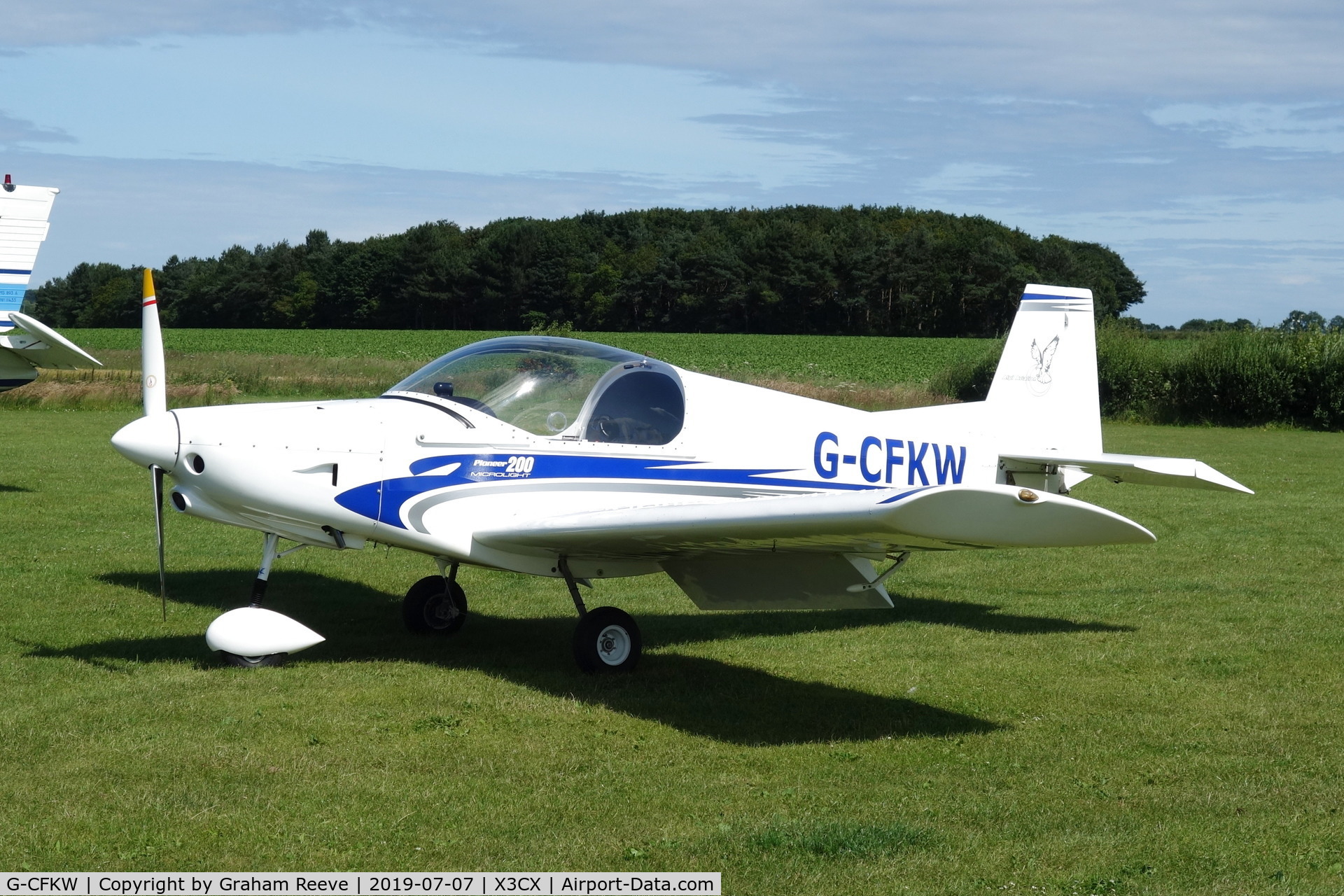 G-CFKW, 2008 Alpi Aviation Pioneer 200-M C/N LAA 334-14828, Parked at Northrepps.