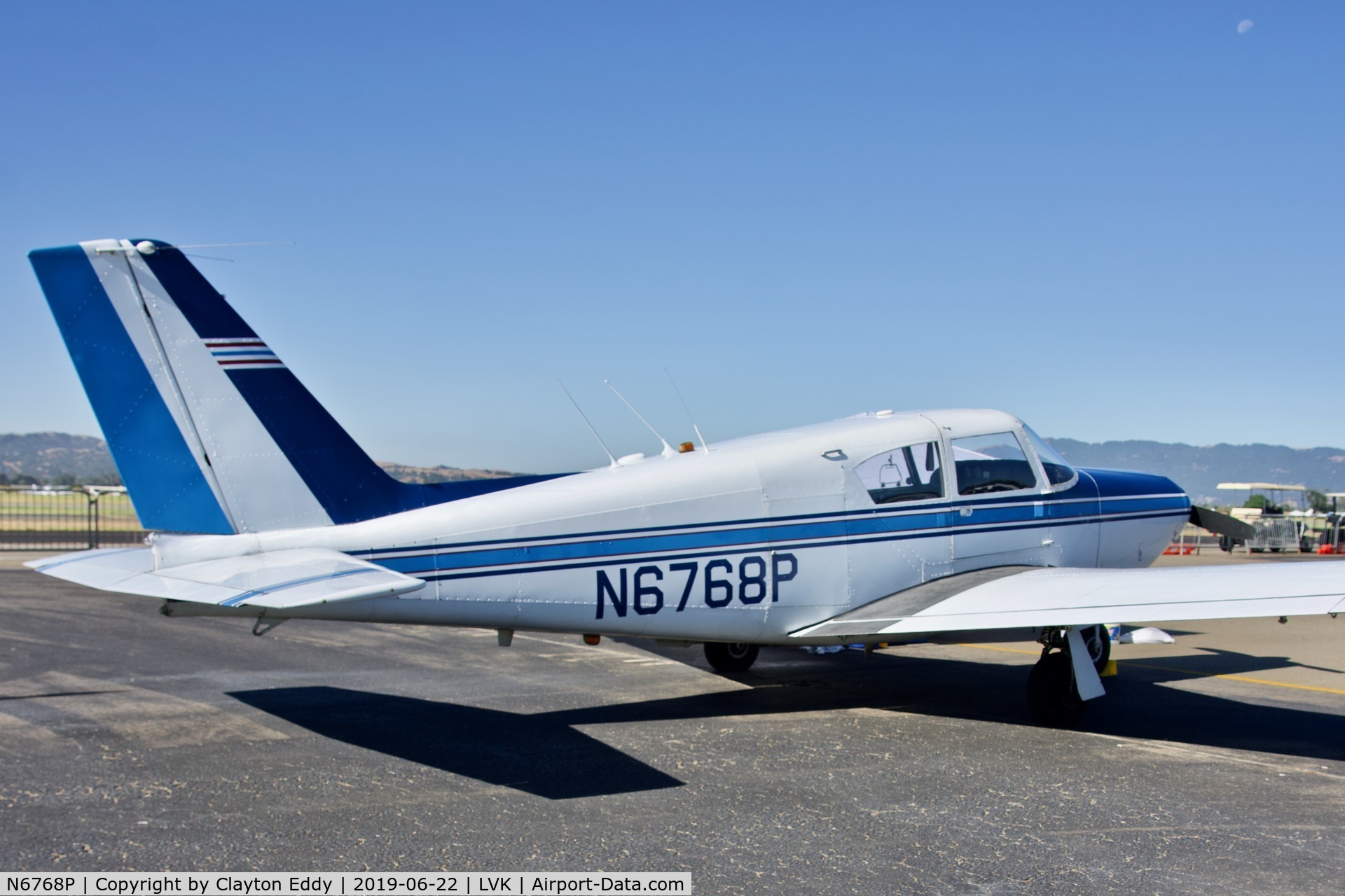 N6768P, 1960 Piper PA-24-260 Comanche C/N 24-1899, Livermore Airport California 2019.