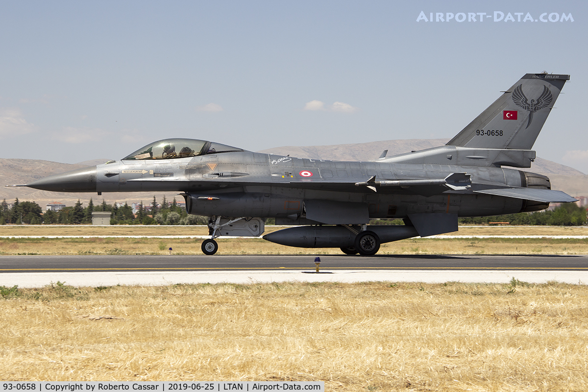 93-0658, TAI (Turkish Aerospace Industries) F-16C Fighting Falcon C/N HC-2, Anatolian Eagle 2019