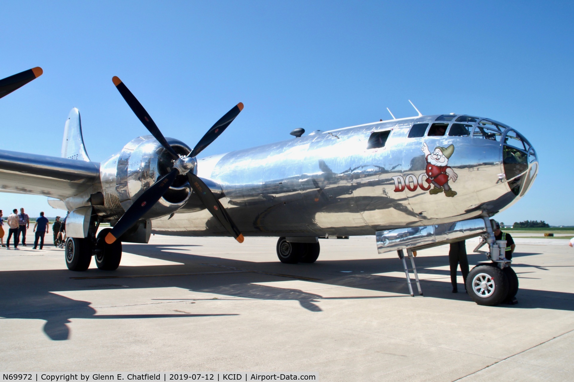 N69972, 1944 Boeing TB-29 (B-29-70-BW) Superfortress C/N 10804, At Cedar Rapids, IA