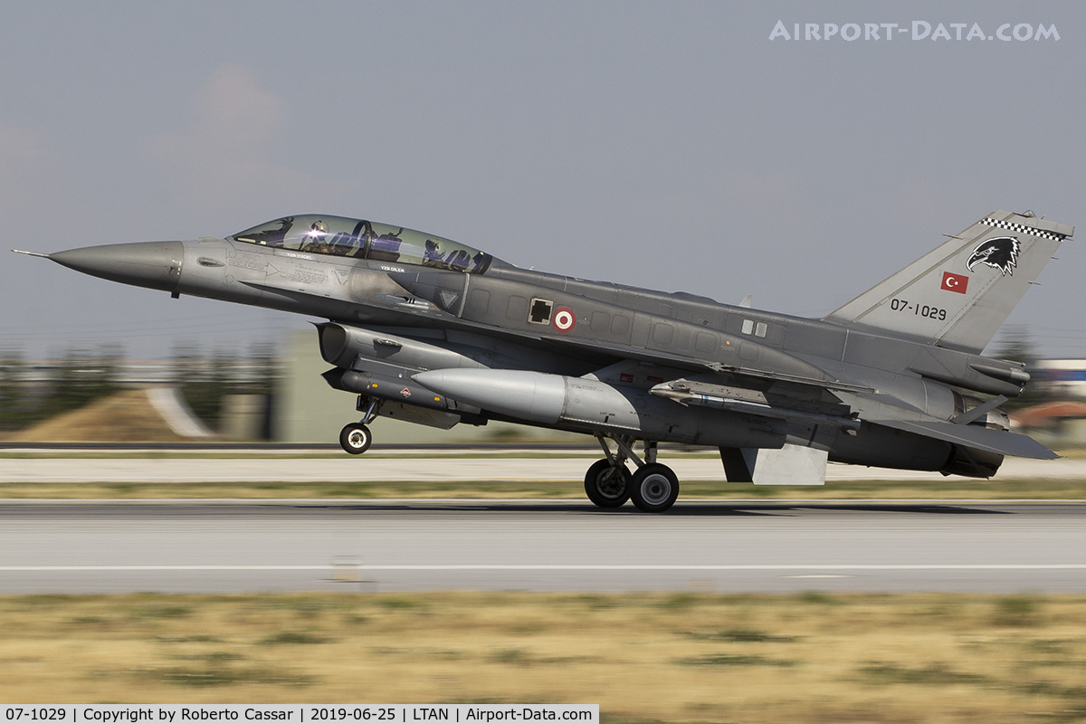 07-1029, Lockheed Martin F-16D Block 50 C/N NW-15, Anatolian Eagle 2019