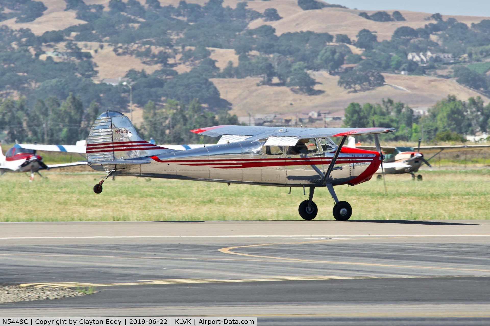 N5448C, 1950 Cessna 170A C/N 19482, Livermore Airport California 2019.