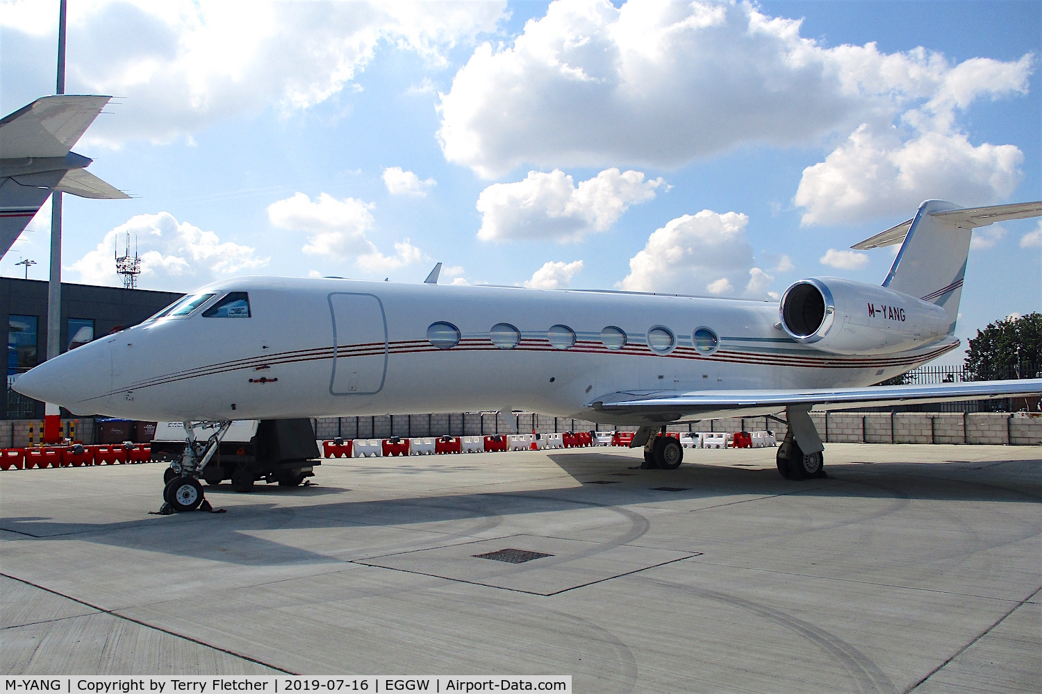 M-YANG, 2012 Gulfstream Aerospace GIV-X (G450) C/N 4260, At Luton