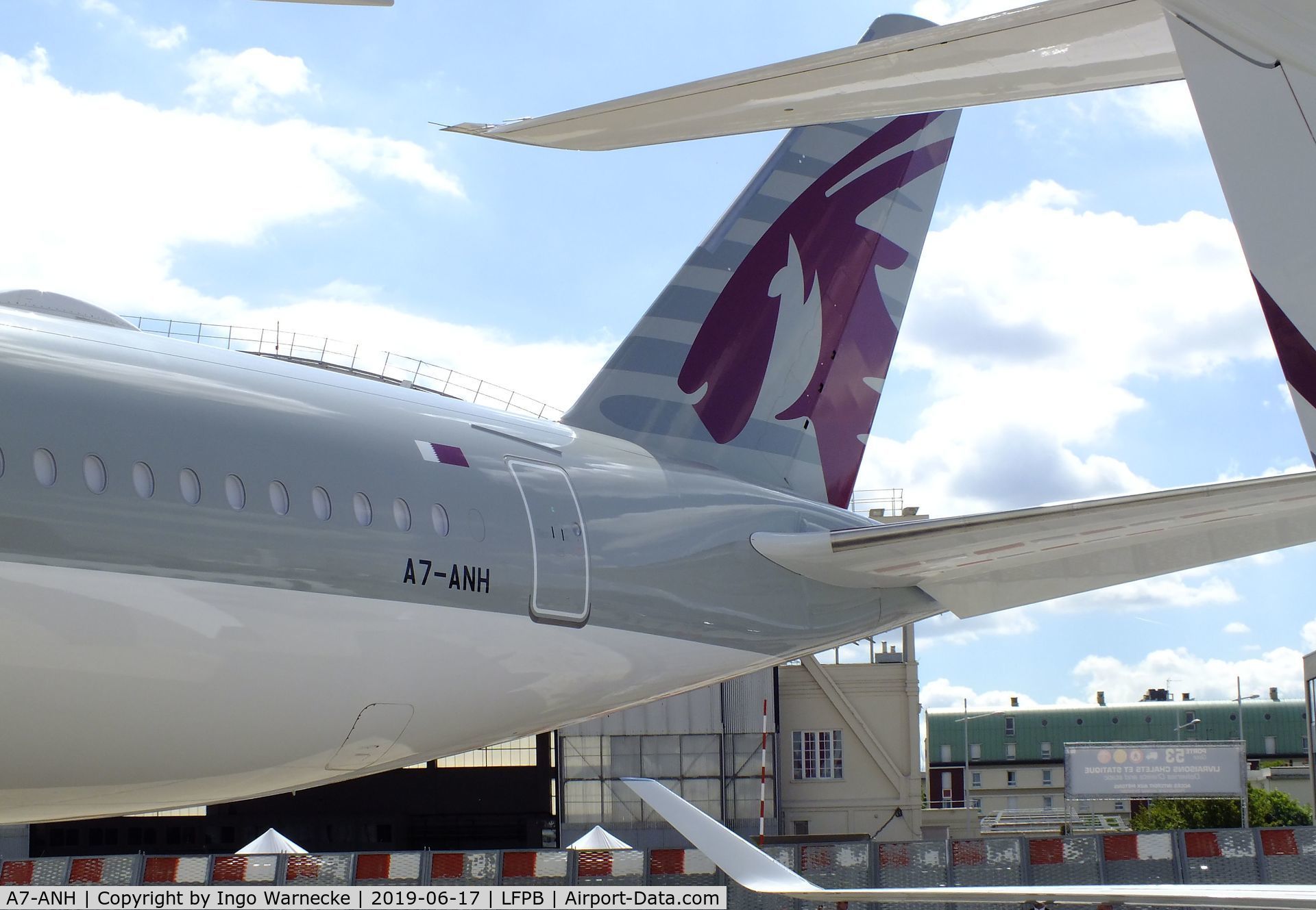 A7-ANH, 2019 Airbus A350-1041 C/N 229, Airbus A350-1041 of Qatar Airways at the Aerosalon 2019, Paris