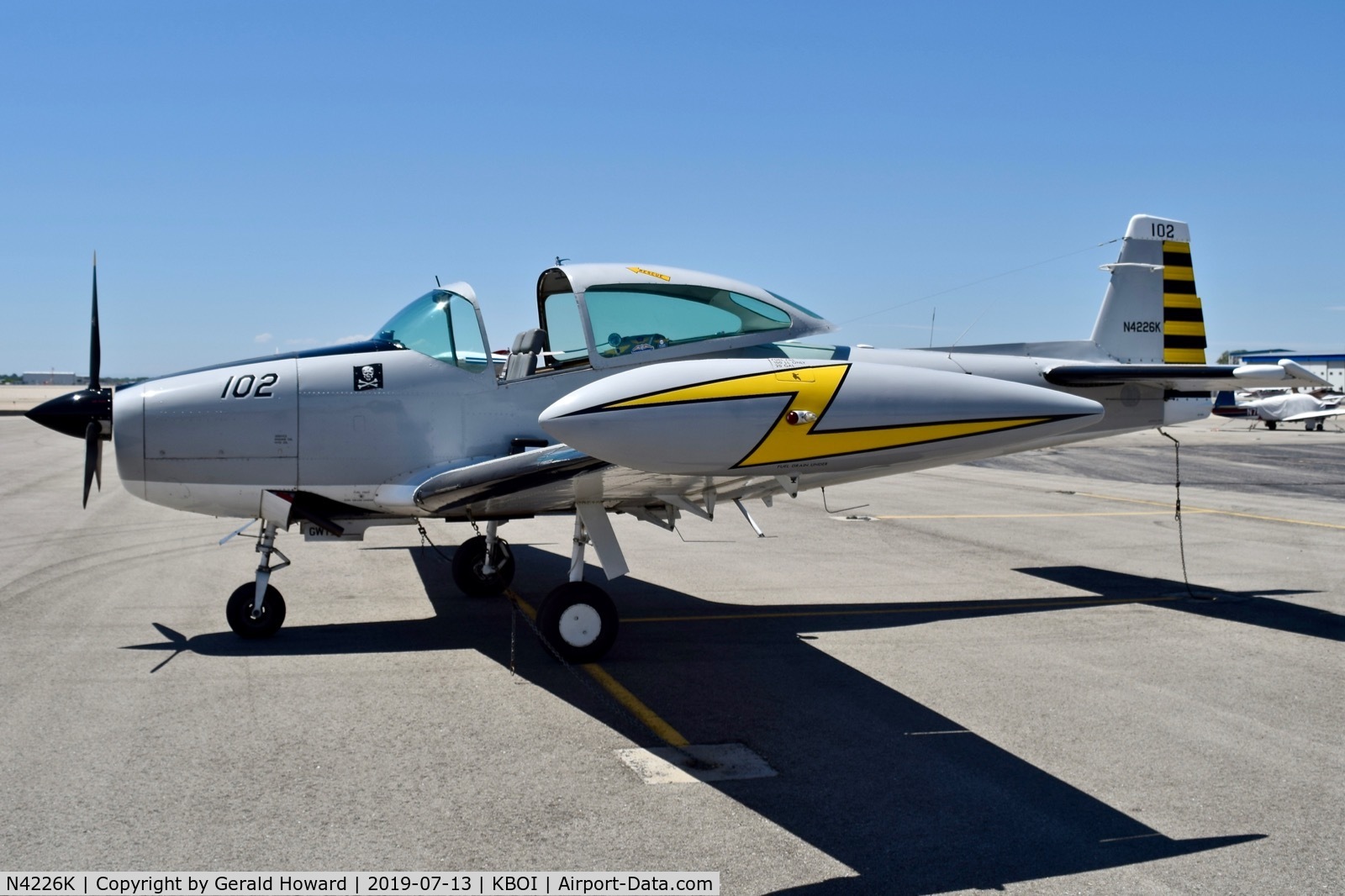 N4226K, 1948 Ryan Navion A C/N NAV-4-1226, These Nations were also used by the Army, Navy & Air Force as VIP transports during the 50s.