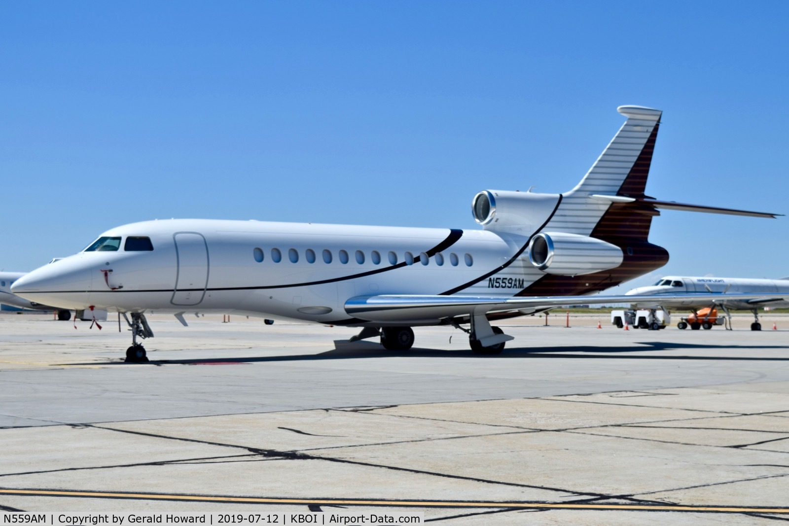 N559AM, 2013 Dassault Falcon 7X C/N 206, Parked on the south GA ramp.