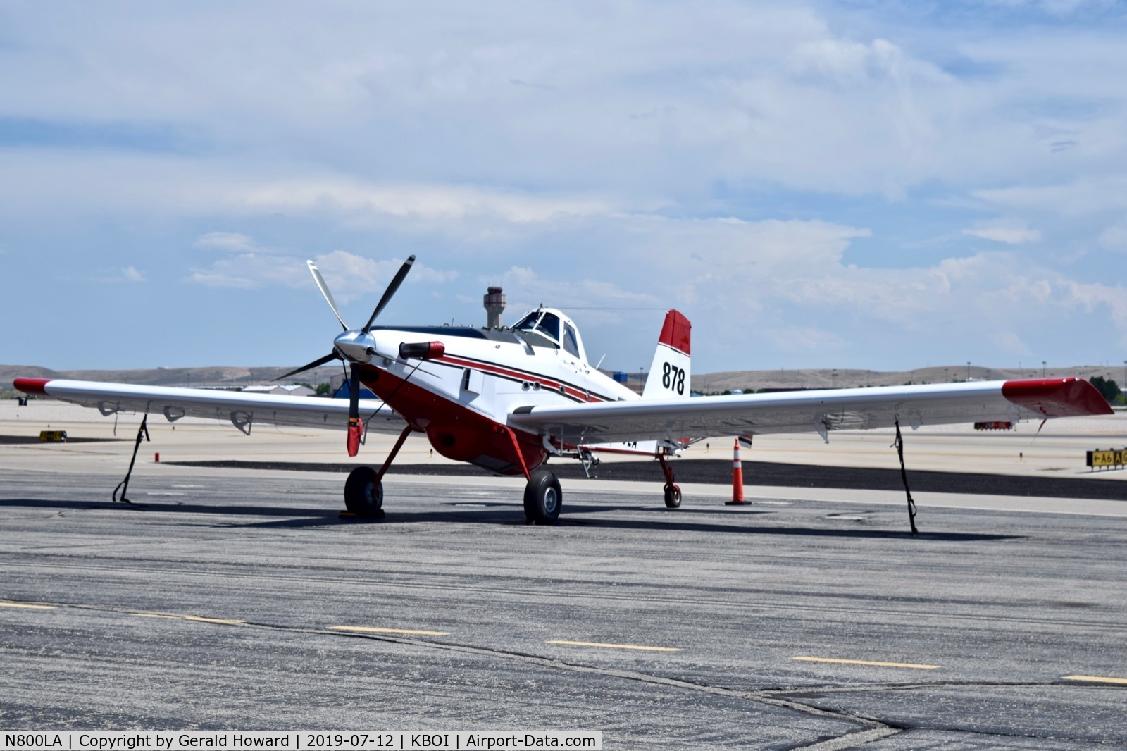 N800LA, 2019 Air Tractor AT-802A C/N 802A-0800, Parked on the north GA ramp.