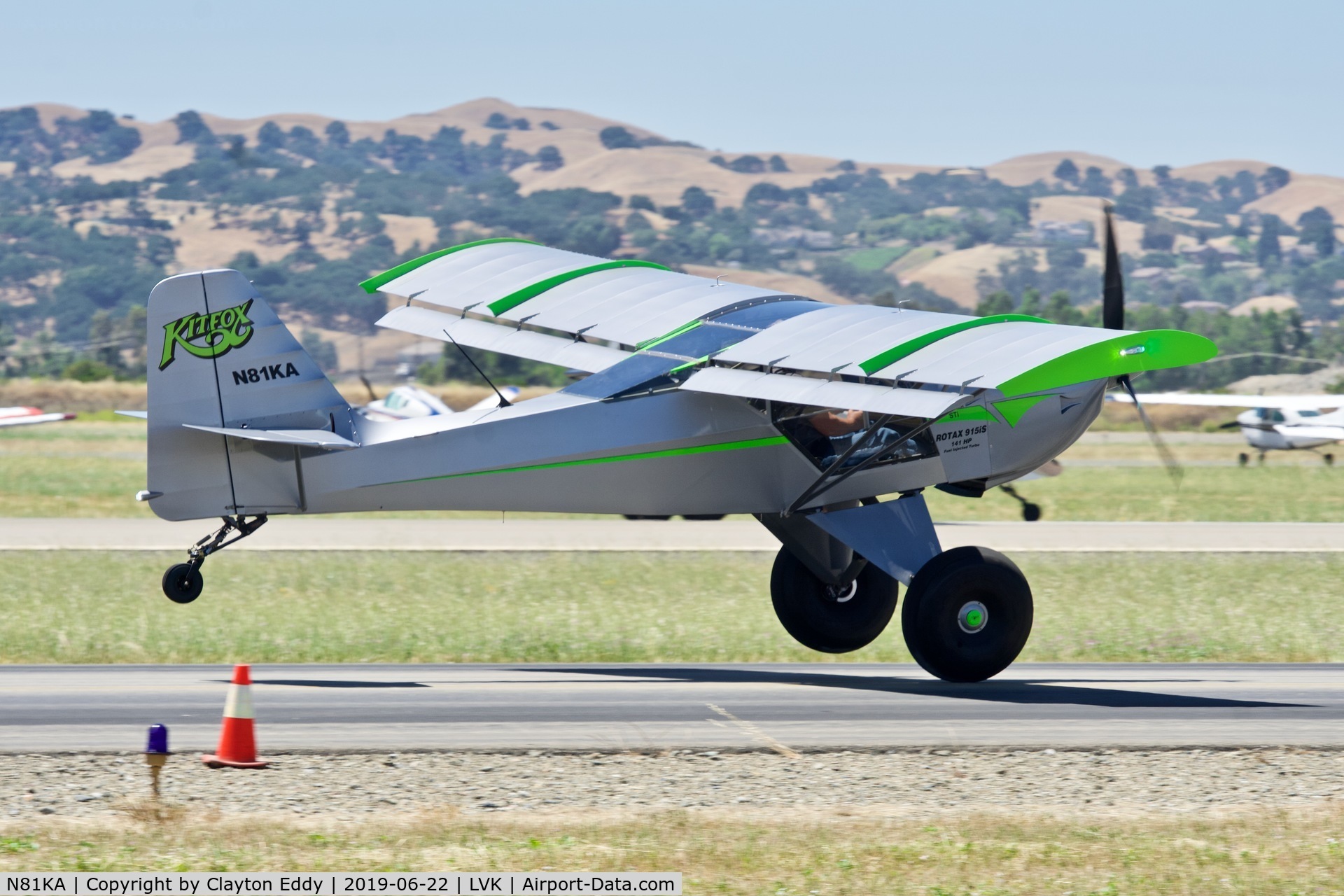 N81KA, 2015 Skystar Kitfox S7 Supersport C/N S70502079, Livermore Airport California 2019.