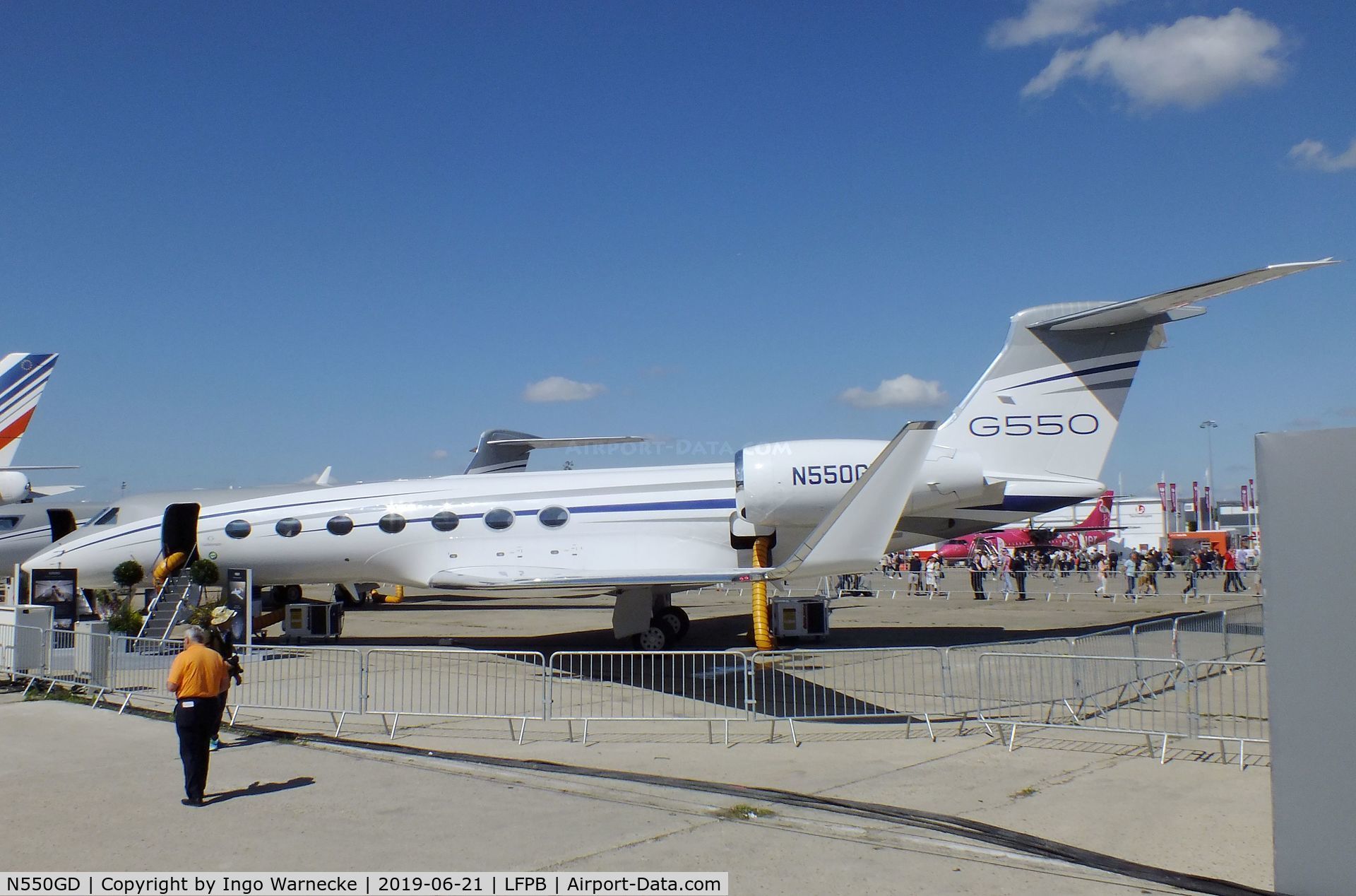 N550GD, 2018 Gulfstream Aerospace GV-SP (G550) C/N 5574, Gulfstream G V-SP (G550) at the Aerosalon 2019, Paris
