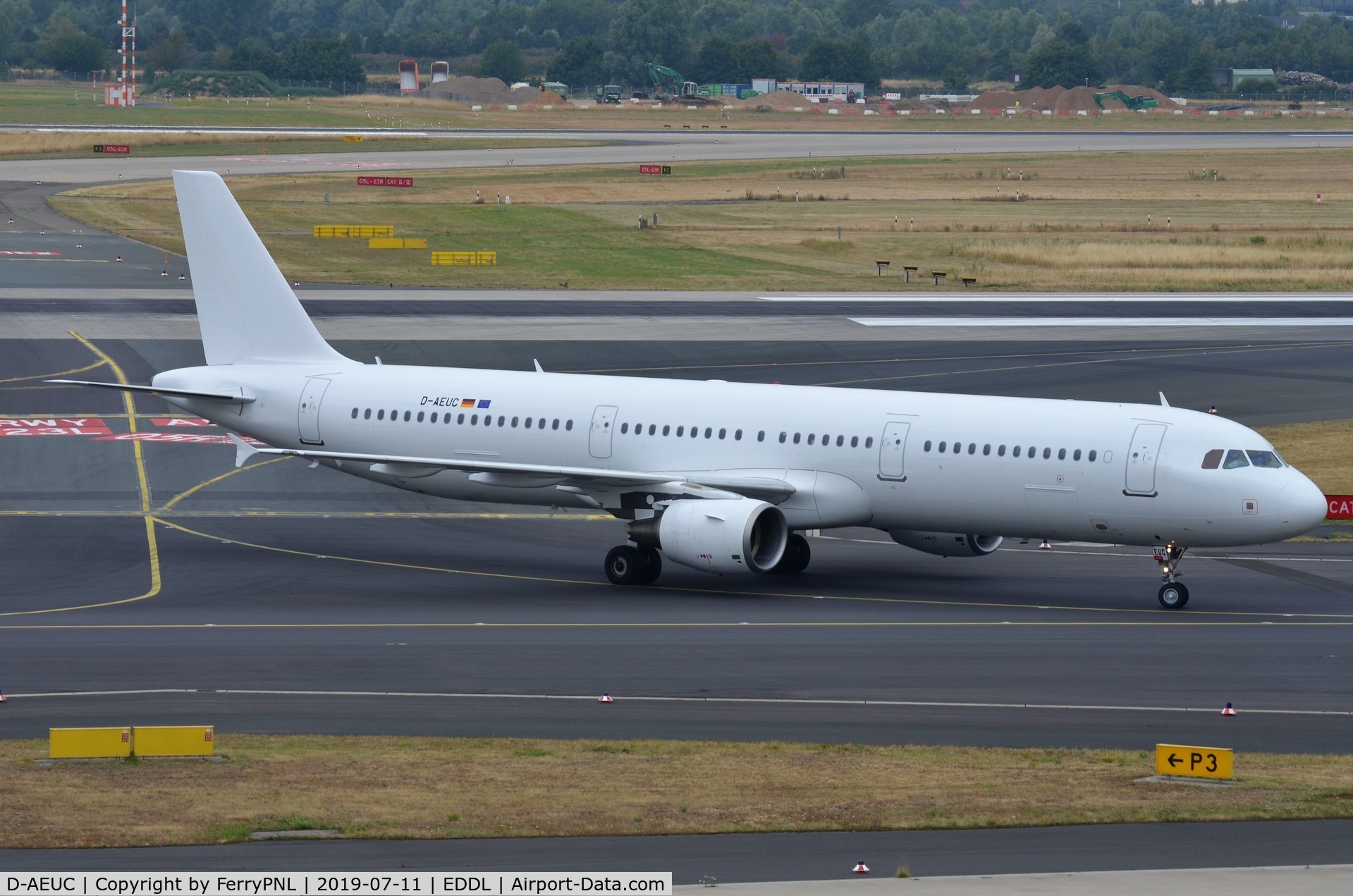 D-AEUC, 2008 Airbus A321-211 C/N 3504, Unmarked Eurowings A321