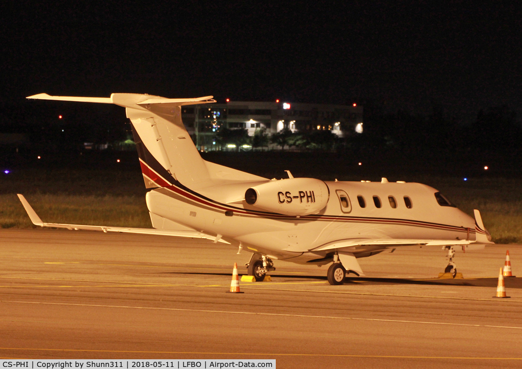 CS-PHI, 2016 Embraer EMB-505 Phenom 300 C/N 50500332, Parked at the General Aviation area...