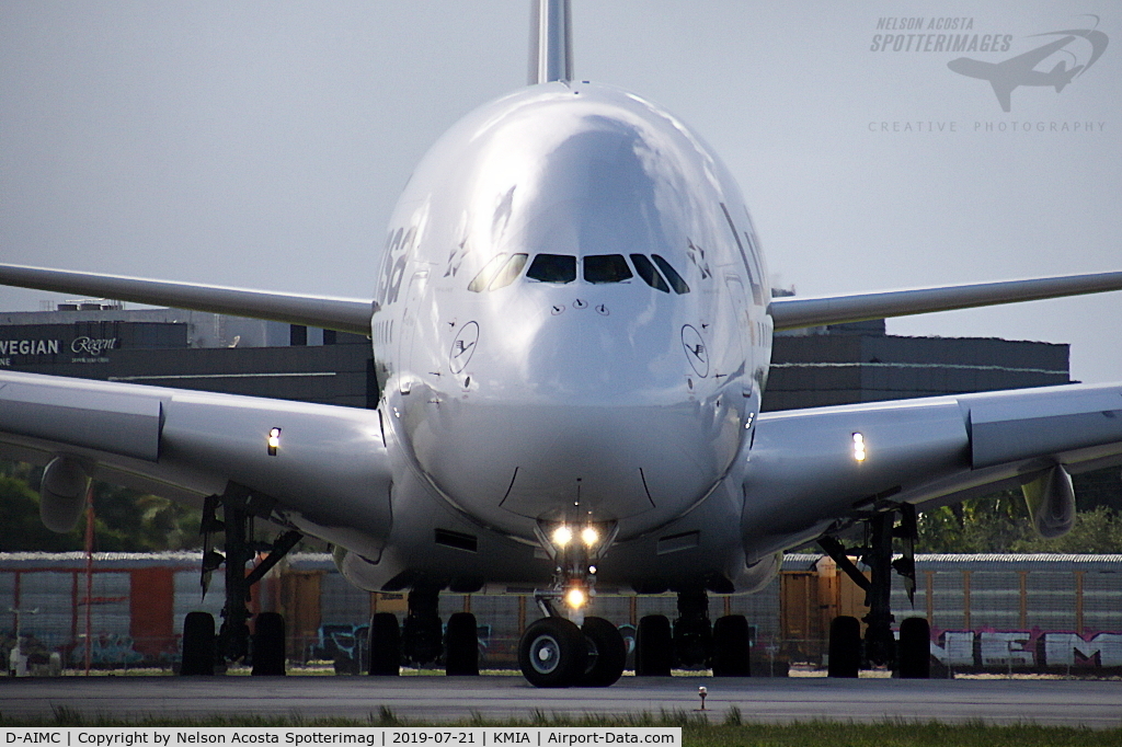 D-AIMC, 2010 Airbus A380-841 C/N 044, LH 463 KMIA > EDDF 	ZFP246050 SNAGY OMALA M202 ONGOT TILED M201 CARAC NICSO NATX XETBO EVRIN UL607 SPI UT180 PESOV T180 UNOKO UNOKO2B