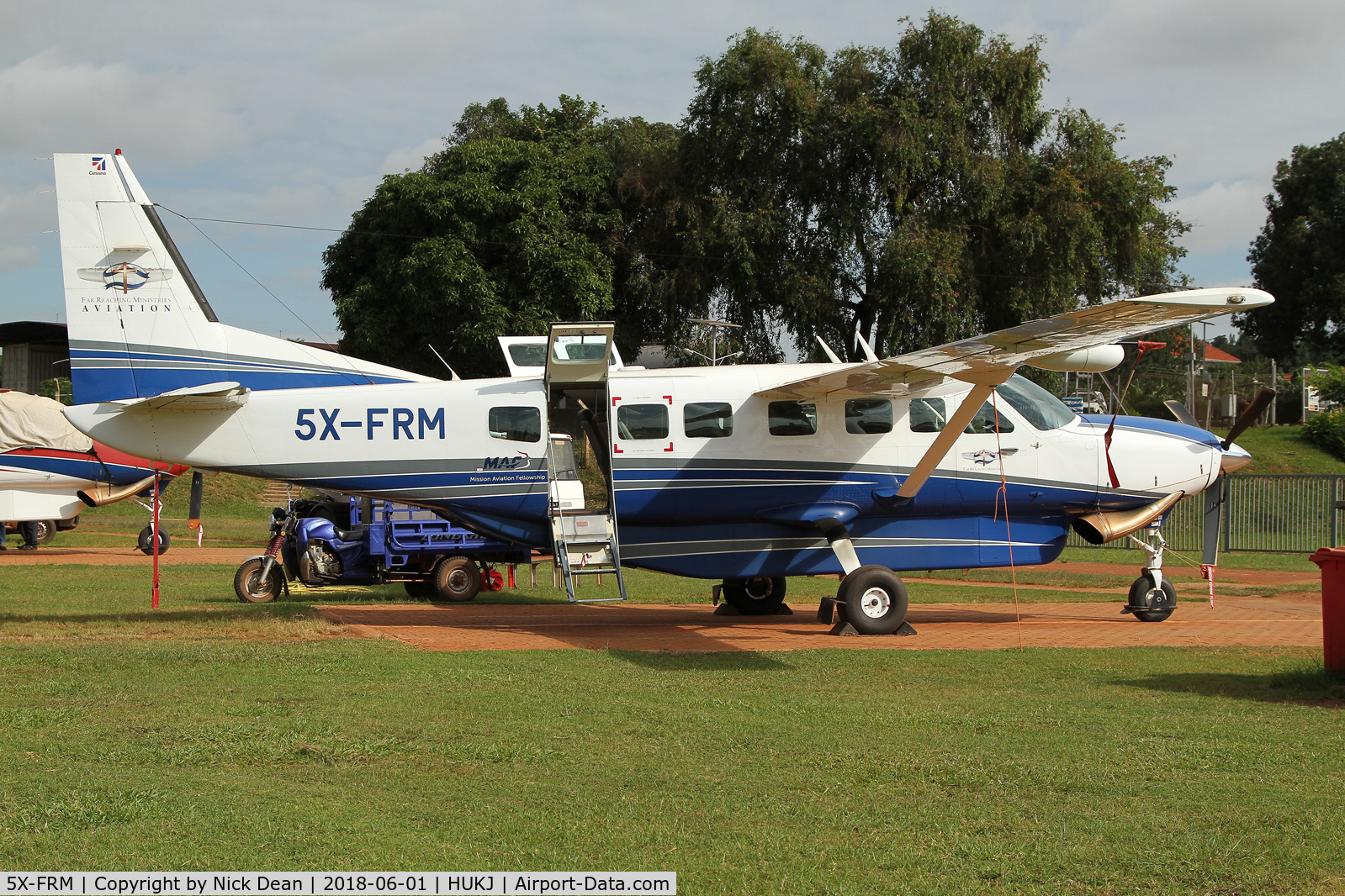 5X-FRM, 1999 Cessna 208B Grand Caravan C/N 208B-0761, Kajjansi Airfield, Kampala, Uganda