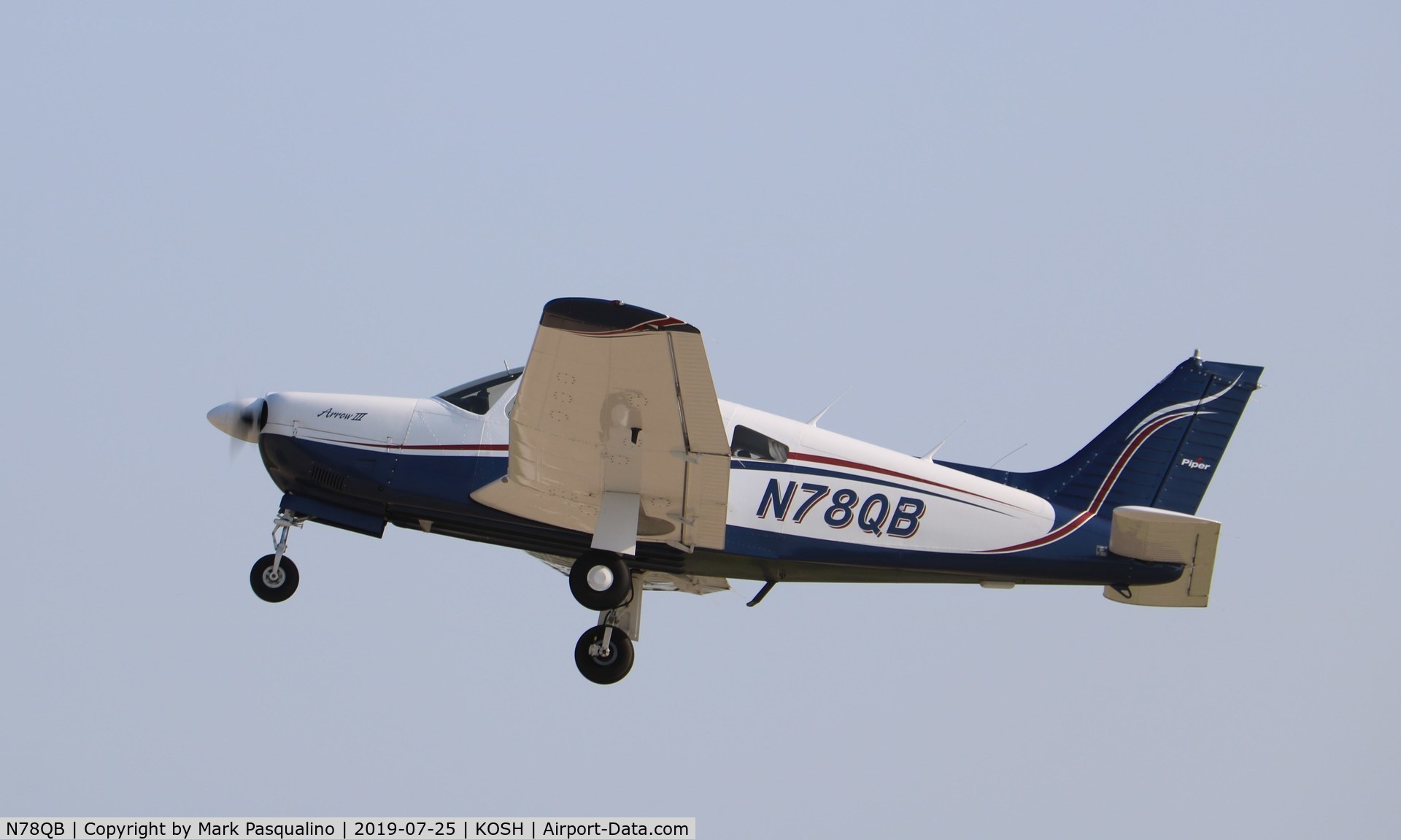 N78QB, 1978 Piper PA-28R-201 Cherokee Arrow III C/N 28R-7837308, Piper PA-28R-201