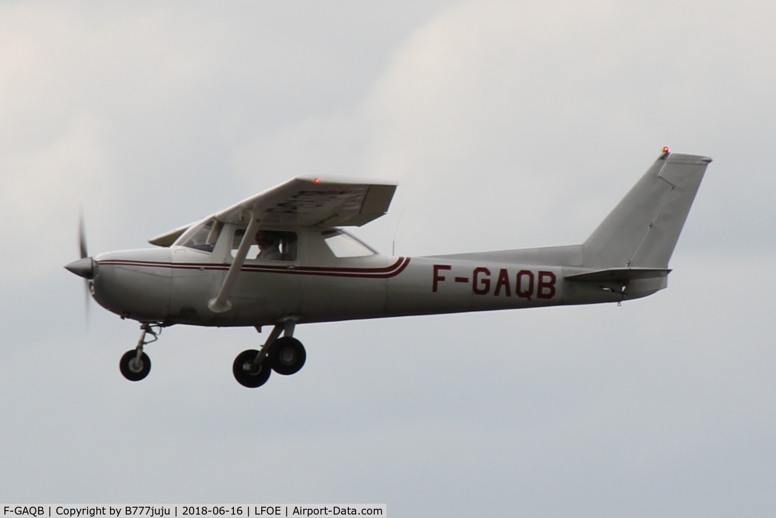 F-GAQB, Reims F150M C/N 1414, at Evreux