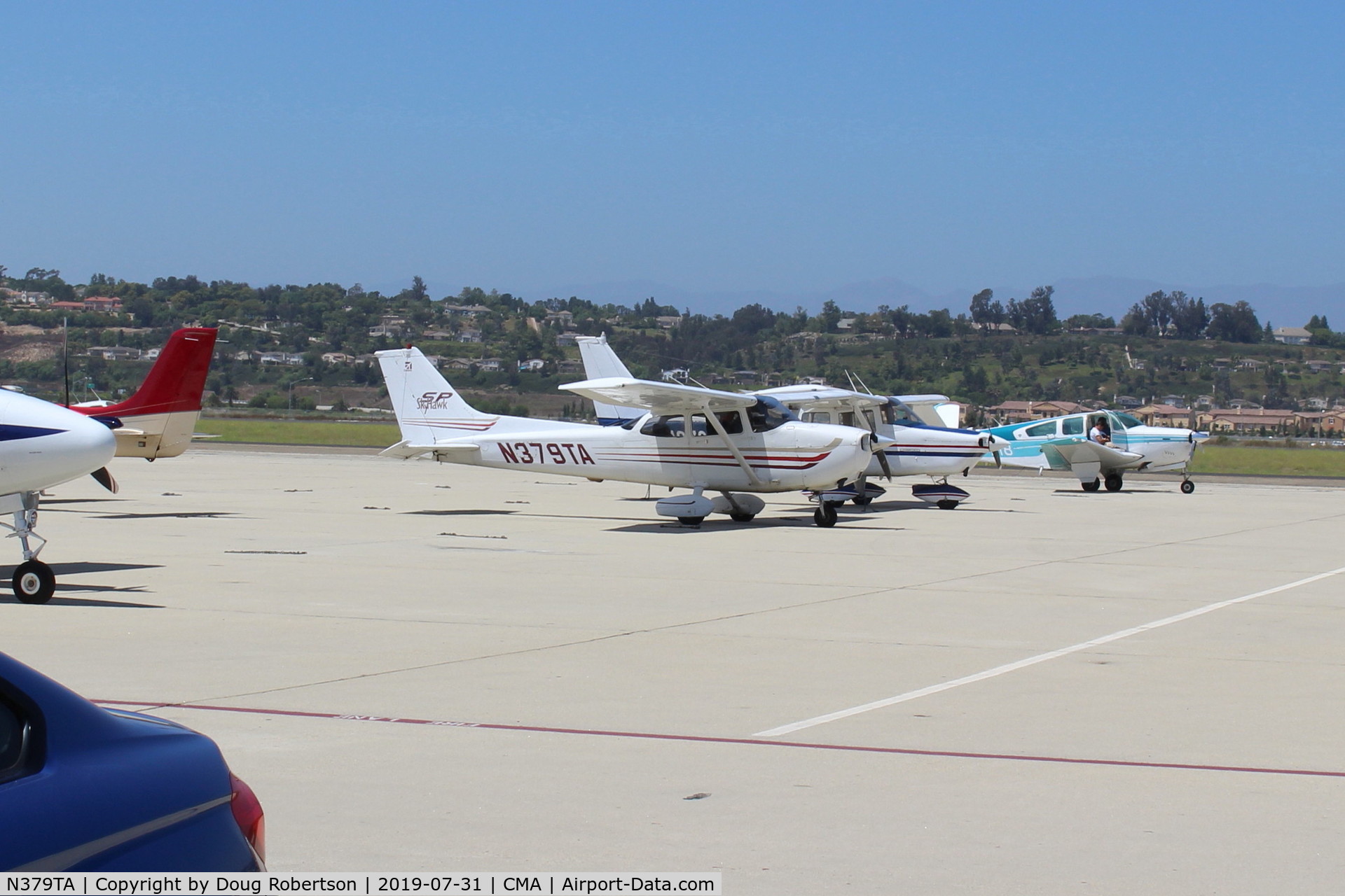 N379TA, 2003 Cessna 172S C/N 172S9379, 2003 Cessna 172S SKYHAWK, Lycoming IO-360-L2A 180 Hp, CS prop, on Transient Ramp
