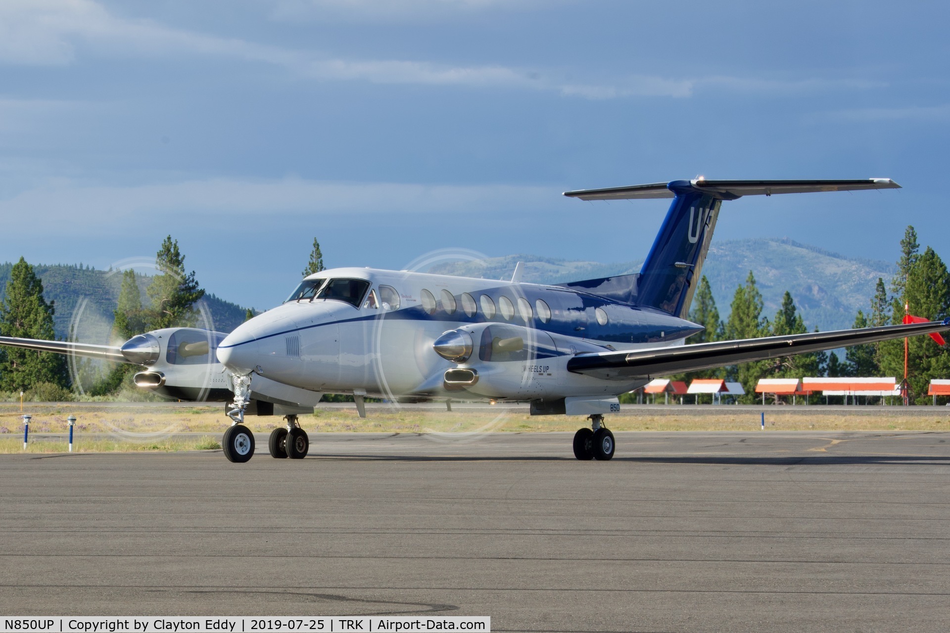 N850UP, 2015 Beechcraft B300 King Air 350i C/N FL-992, Truckee Airport California 2019.