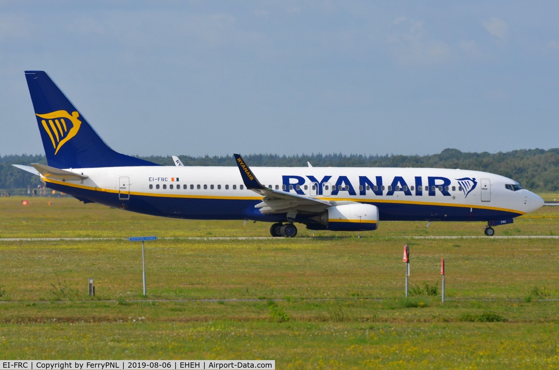 EI-FRC, 2016 Boeing 737-8AS C/N 62690, Ryanair B738