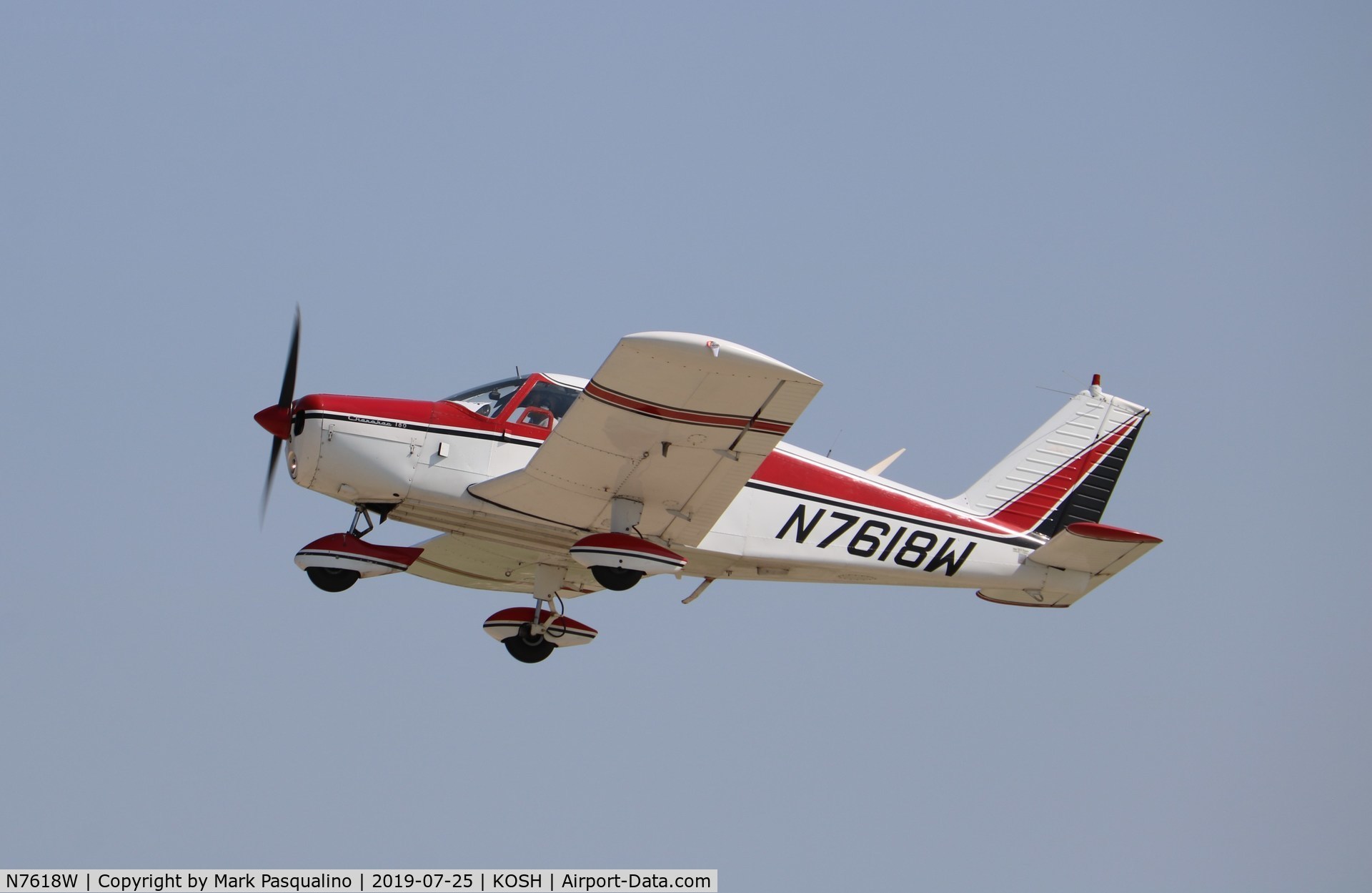 N7618W, 1964 Piper PA-28-180 C/N 28-1582, Piper PA-28-180