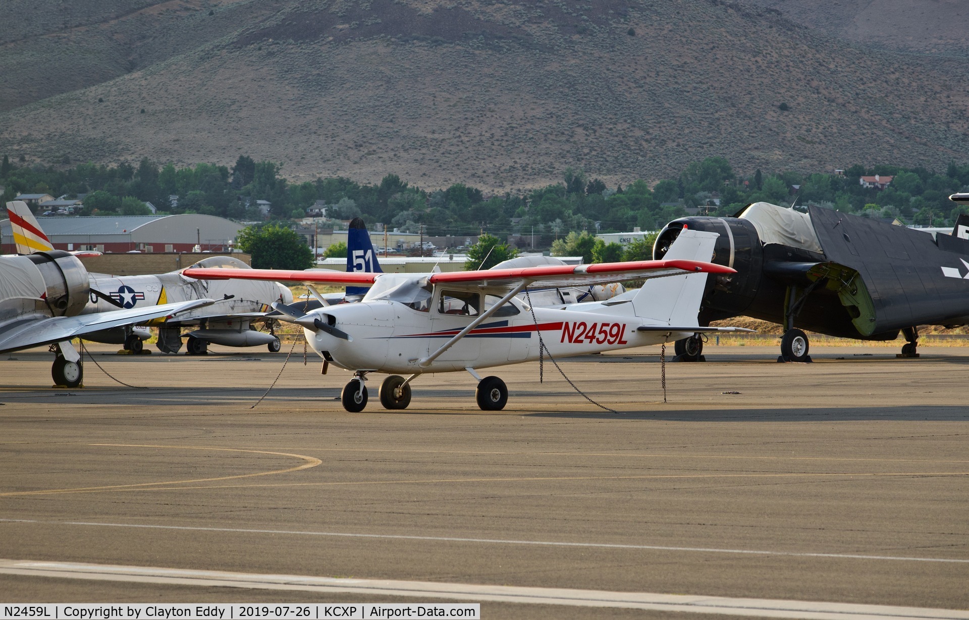 N2459L, 1966 Cessna 172H C/N 17255659, Carson City Airport NV 2019.