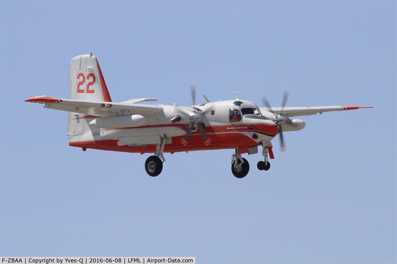 F-ZBAA, Grumman TS-2A/Conair Turbo Firecat C/N 456, Conair Turbo Firecat, Short approach Rwy 31R, Marseille-Provence Airport (LFML-MRS)