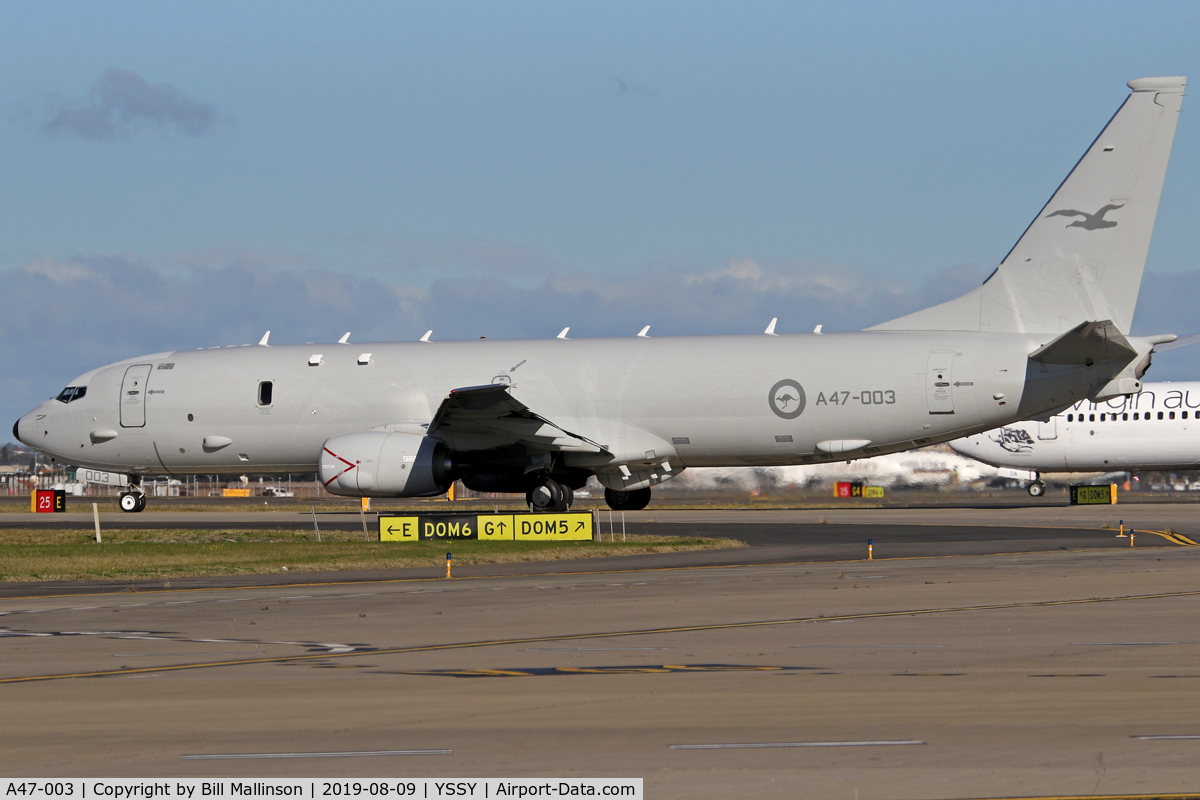 A47-003, 2016 Boeing P-8A Poseidon C/N 62290, on taxi