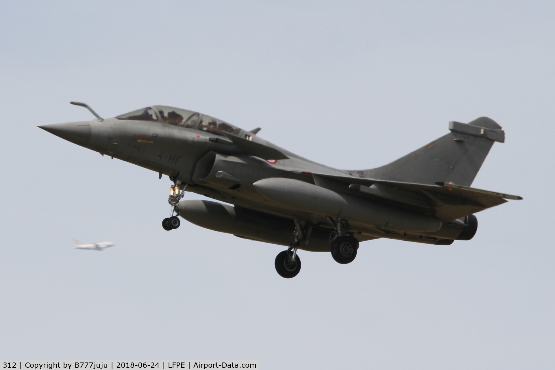 312, Dassault Rafale B C/N 312, new code 4-HF