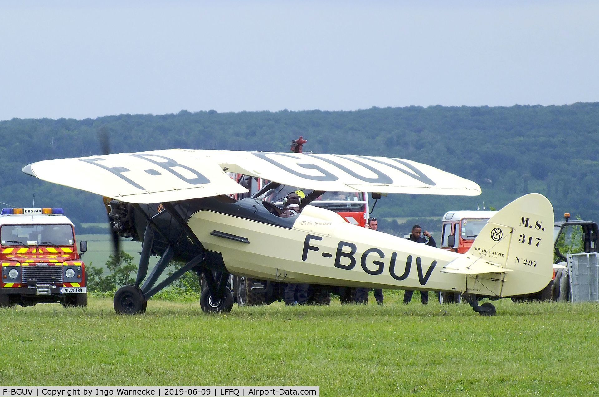 F-BGUV, Morane-Saulnier MS.317 C/N 297, Morane-Saulnier MS.317 at the Meeting Aerien 2019, La-Ferte-Alais