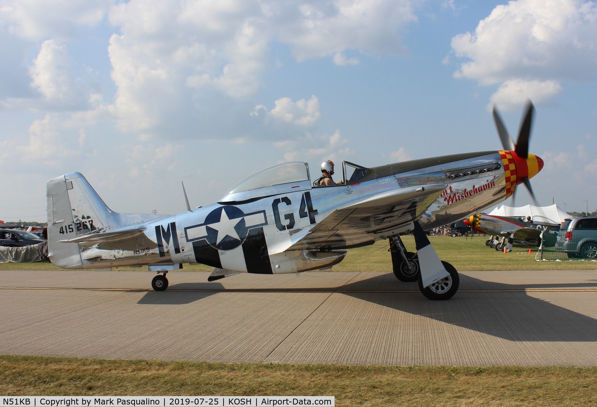 N51KB, 1961 North American F-51D Mustang C/N 44-74009, North American P-51D