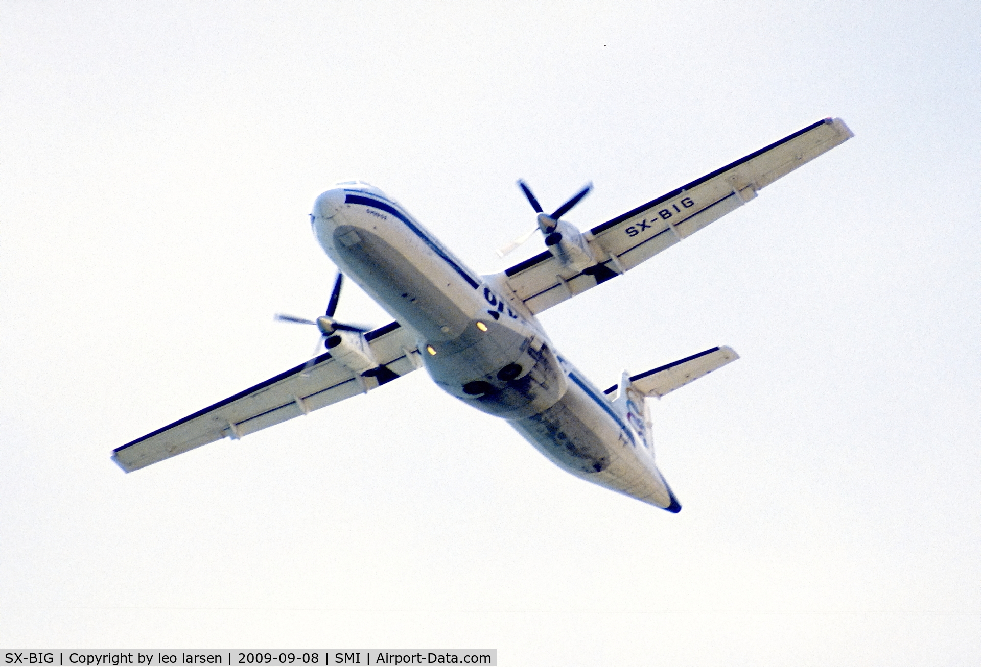 SX-BIG, 1992 ATR 72-202 C/N 290, Samos 8.9.2009