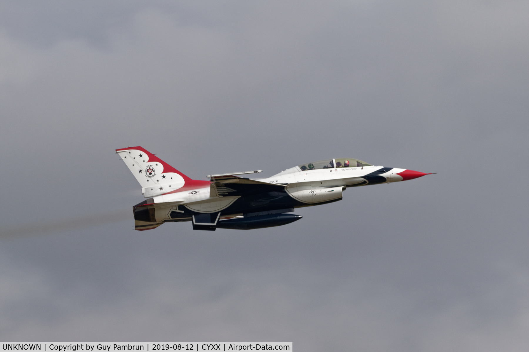 UNKNOWN, General Dynamics F-16C Fighting Falcon C/N Unknown, Departing Abbotsford Airshow 2019