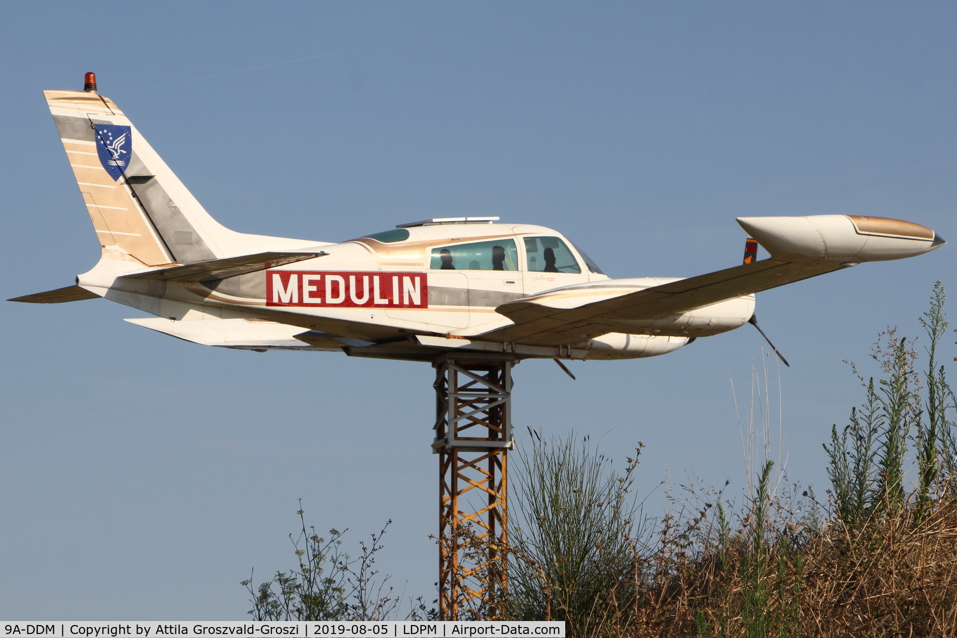 9A-DDM, 1973 Cessna T310Q C/N 310Q0929, LDPM - Medulin Airport, Croatia