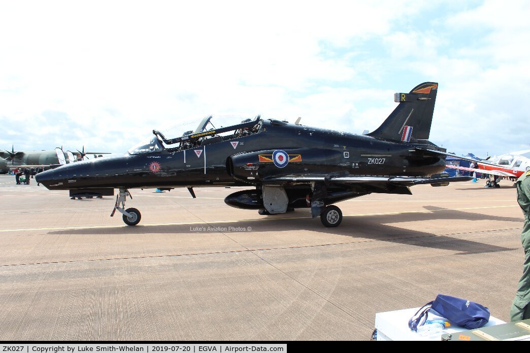ZK027, 2009 British Aerospace Hawk T2 C/N RT018/1256, At RIAT 2019