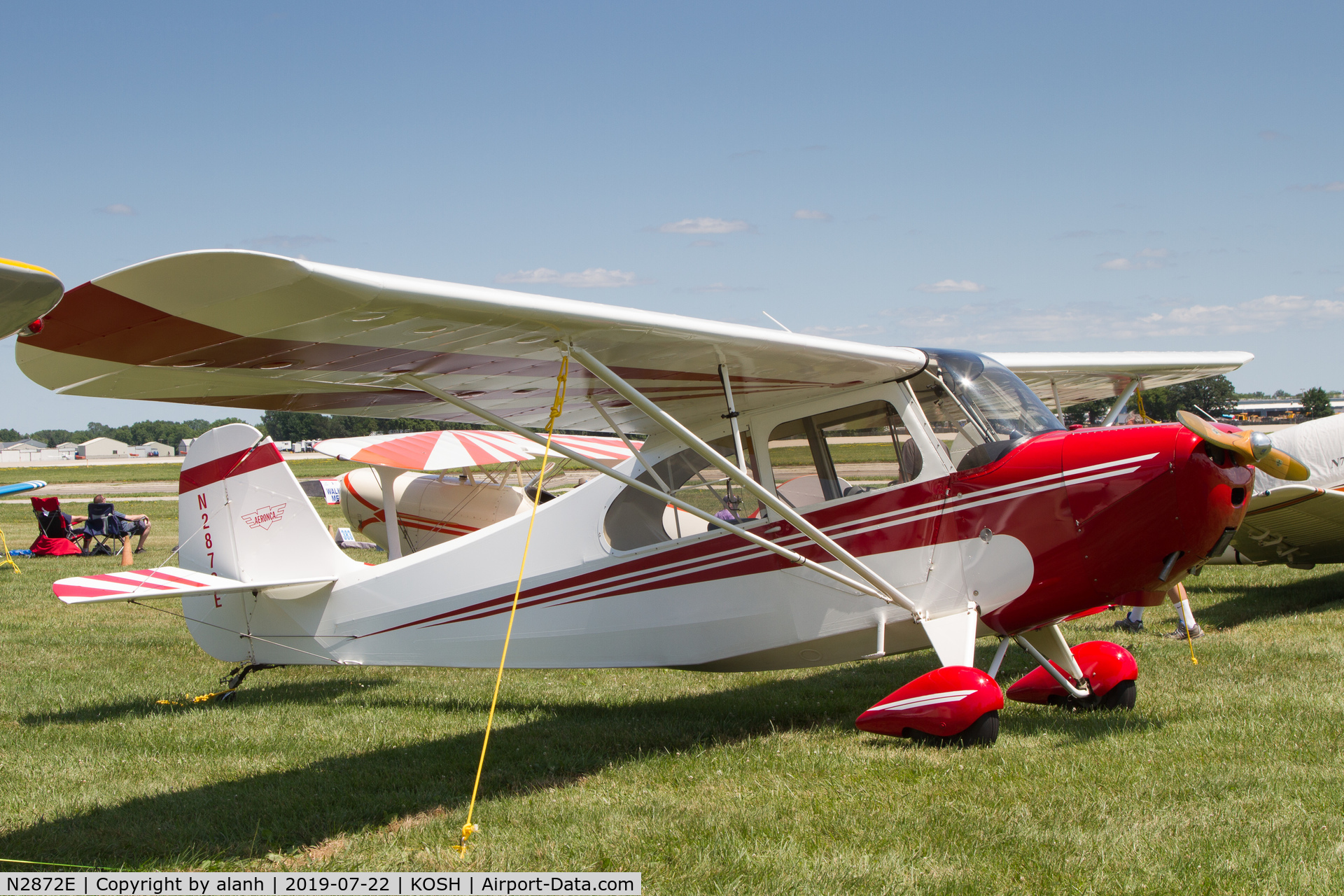 N2872E, 1946 Champion Aeronca 7AC C/N 7AC-6455, At AirVenture 2019