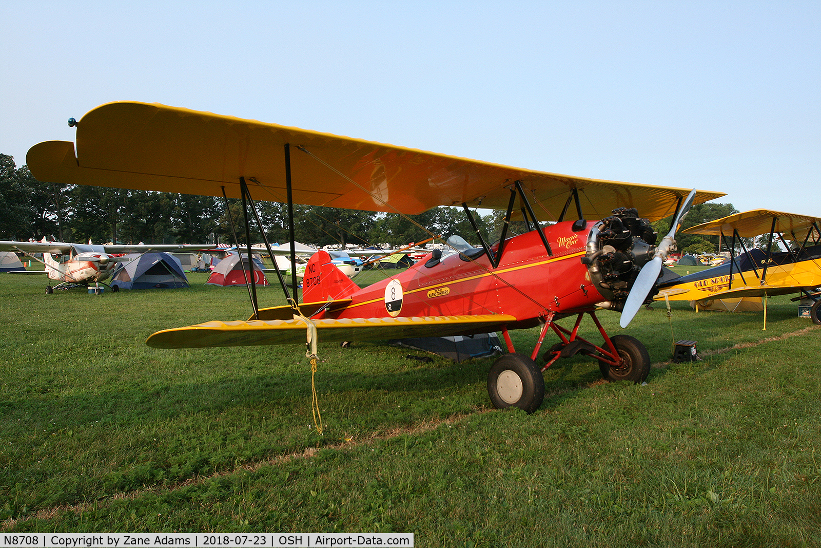 N8708, 1929 Curtiss-Wright Travel Air D-4000 C/N 926, 2018 EAA AirVenture - Oshkosh, Wisconsin