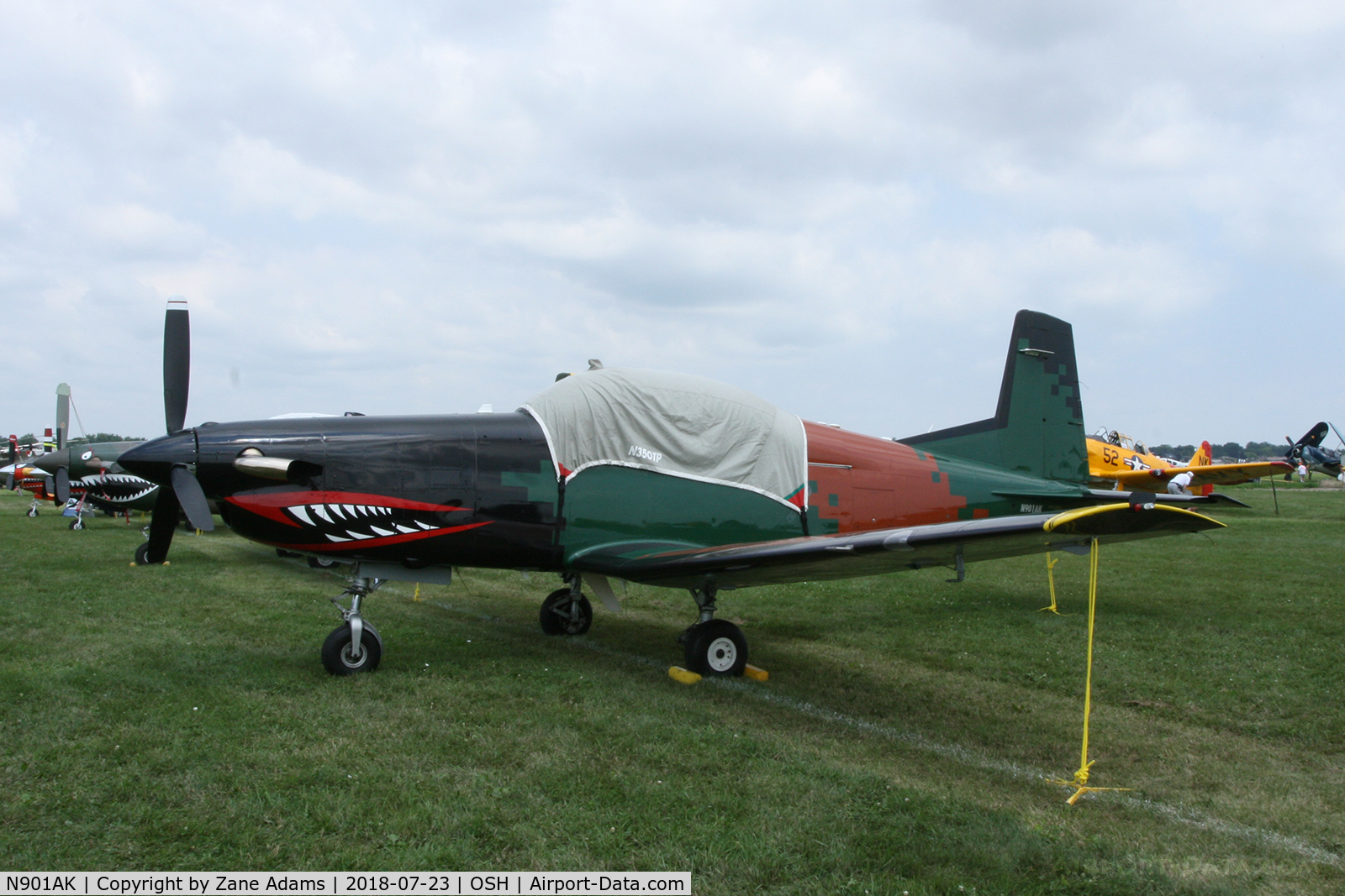 N901AK, 2000 Pilatus PC-7 C/N 616, 2018 EAA AirVenture - Oshkosh, Wisconsin