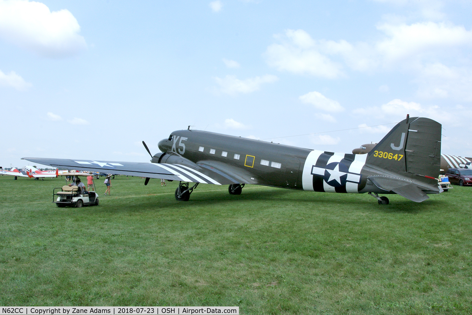 N62CC, 1943 Douglas DC-3C (C-47A-DL) C/N 13798, 2018 EAA AirVenture - Oshkosh, Wisconsin