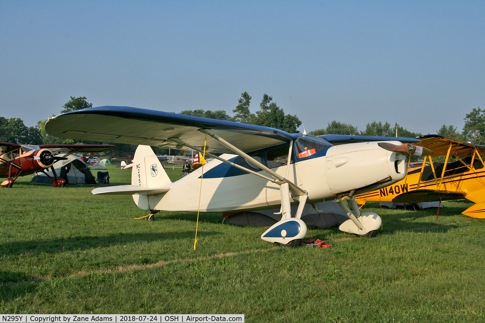 N295Y, 1940 Fairchild 24W-41A C/N W40-102, 2018 EAA AirVenture - Oshkosh, Wisconsin