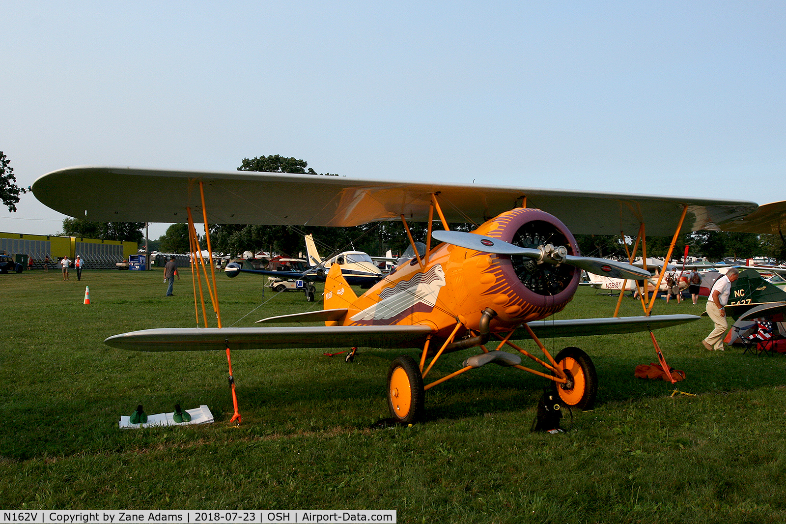 N162V, 1930 Travel Air D-4-D C/N 1391, 2018 EAA AirVenture - Oshkosh, Wisconsin