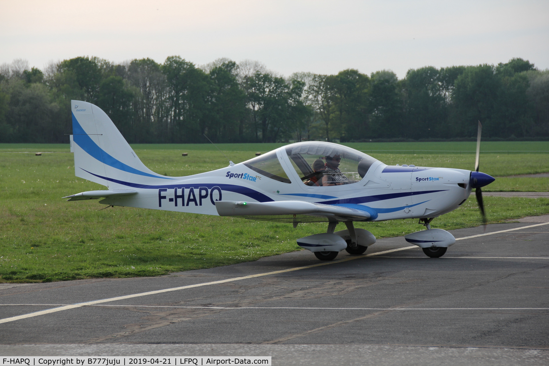 F-HAPQ, Evektor-Aerotechnik Sportstar RTC C/N 2015-1737, at Logne