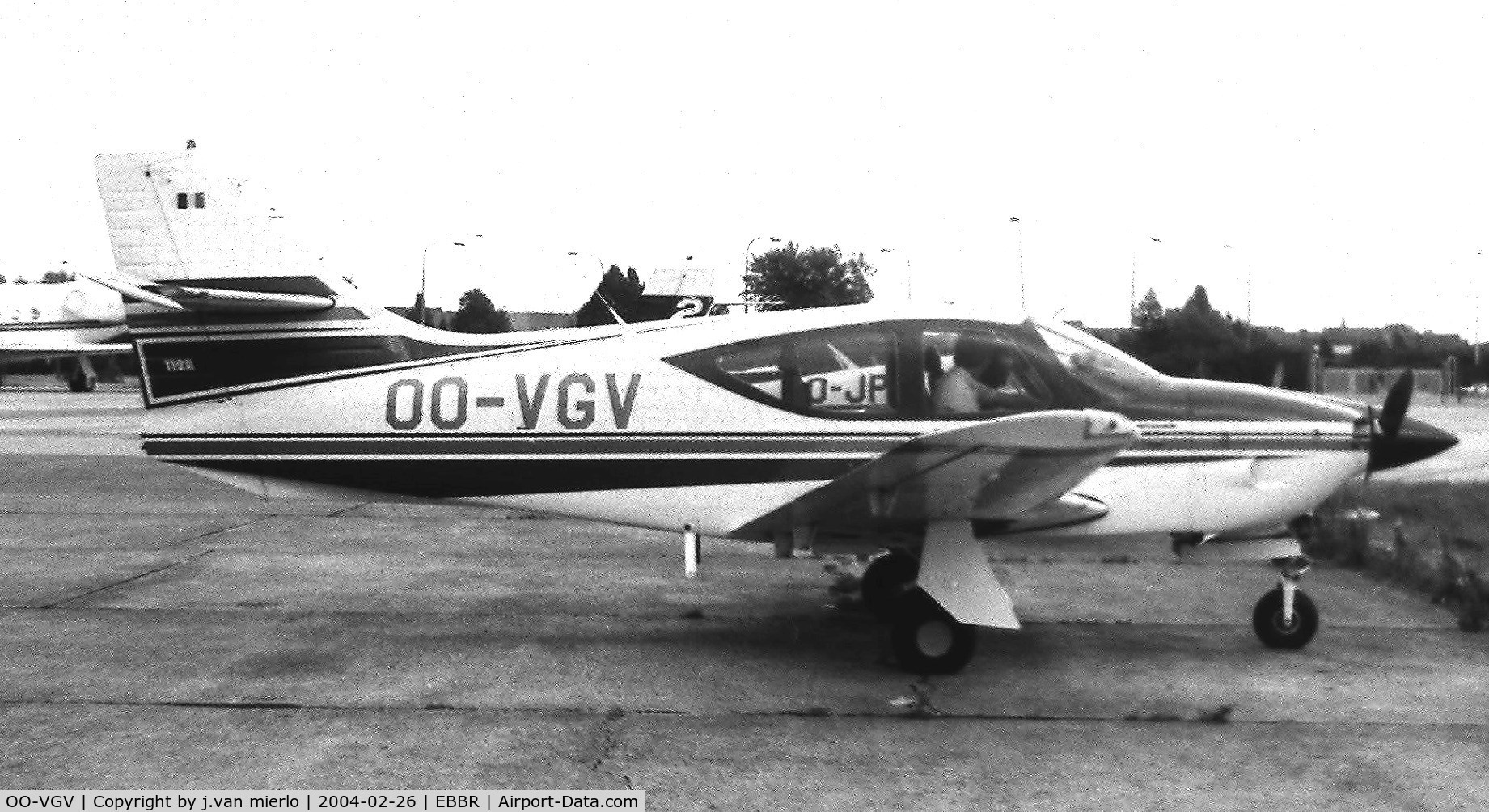 OO-VGV, Rockwell International 112 Commander C/N 196, Brussels, Zaventem G.A.T.