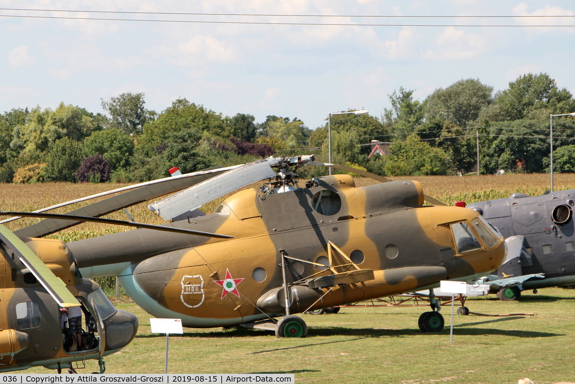 036, 1970 Mil Mi-8T Hip C/N 201036, Komo-Sky 51 Base, Dunavarsány, Hungary