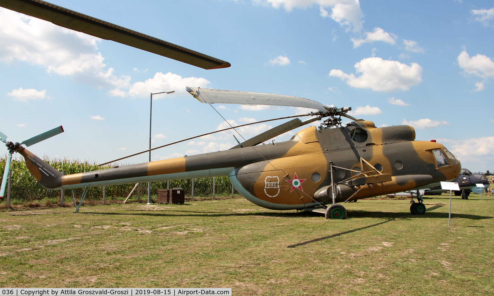 036, 1970 Mil Mi-8T Hip C/N 201036, Komo-Sky 51 Base, Dunavarsány, Hungary