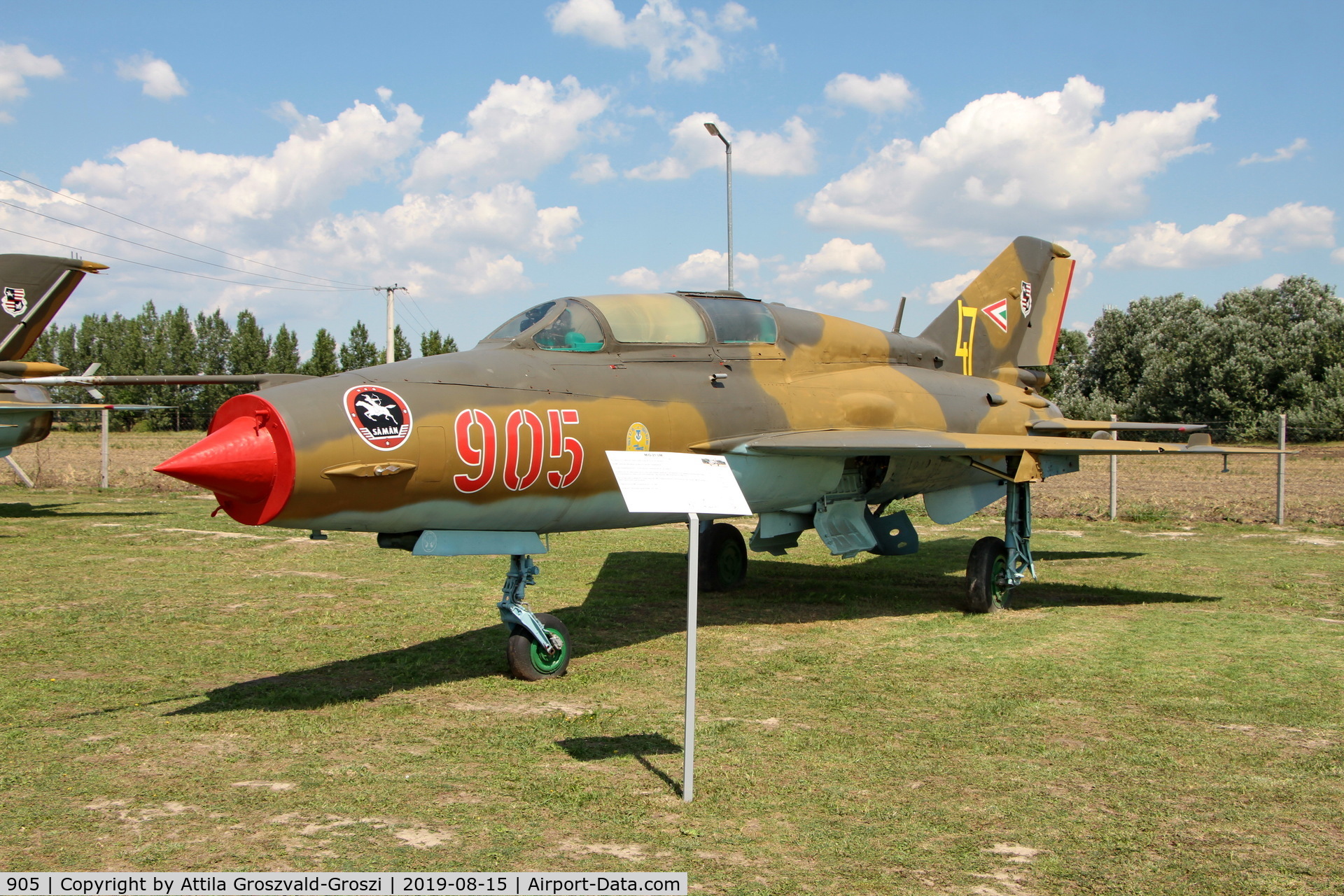 905, Mikoyan-Gurevich MiG-21UM C/N 516999505, Komo-Sky 51 Base, Dunavarsány, Hungary