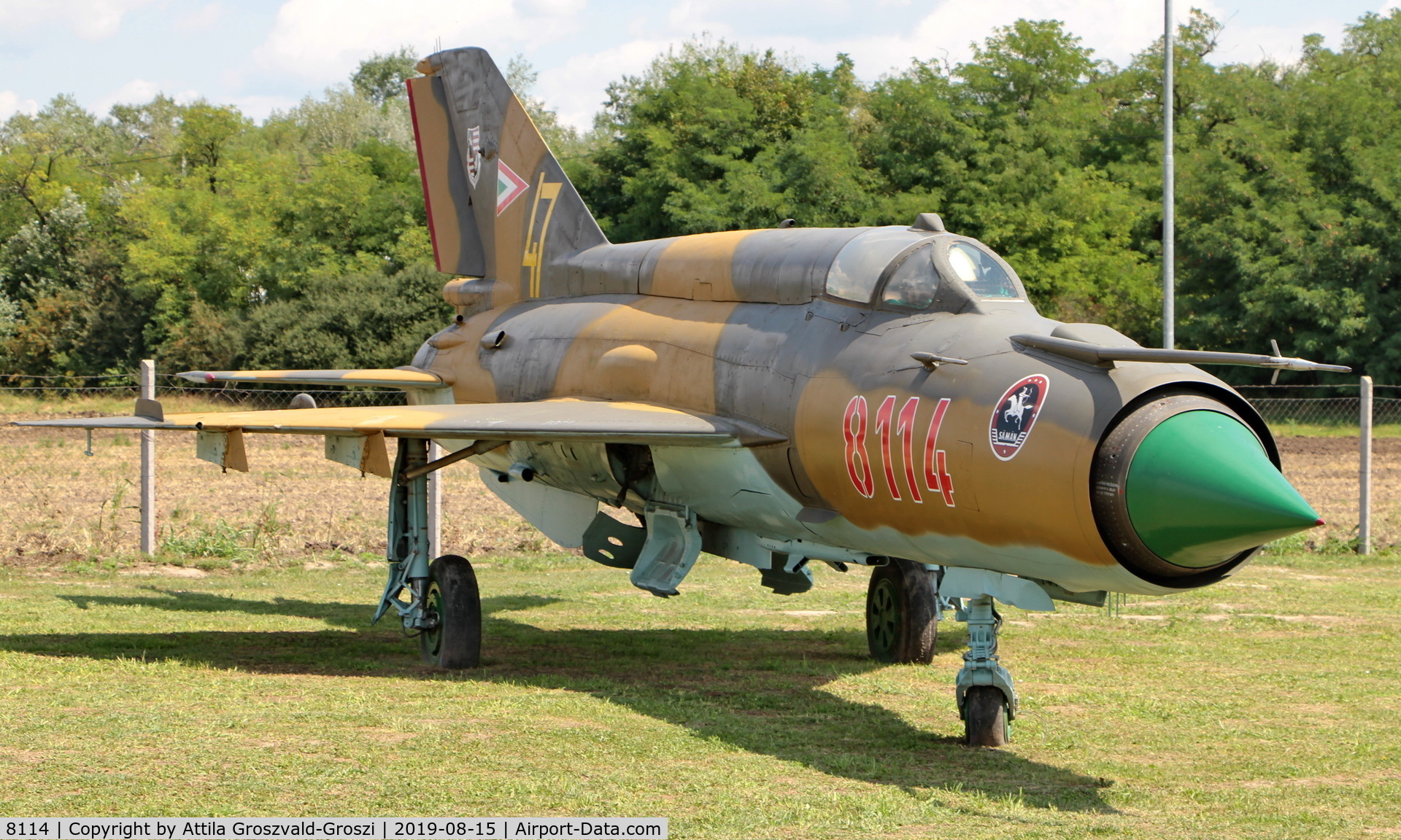 8114, Mikoyan-Gurevich MiG-21MF C/N 968114, Komo-Sky 51 Base, Dunavarsány, Hungary
