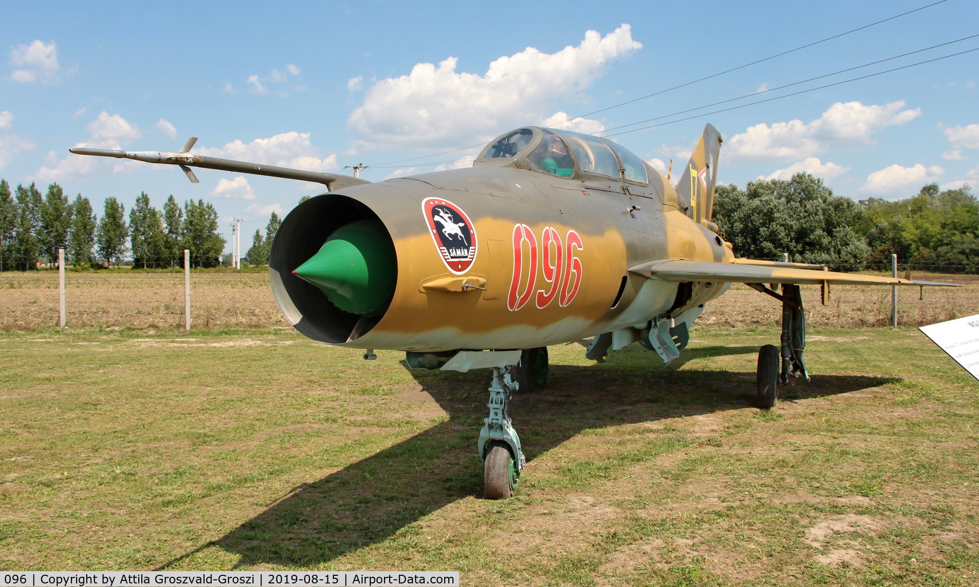 096, Mikoyan-Gurevich MiG-21UM C/N 516955096, Komo-Sky 51 Base, Dunavarsány, Hungary
